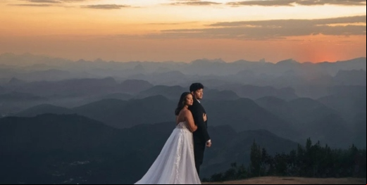 'Amor nas alturas': casal escolhe o Pico da Caledônia, em Nova Friburgo, para fazer fotos de casamento 