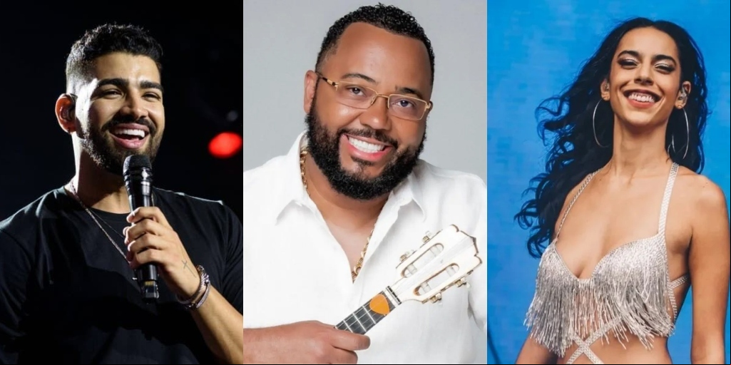 Shows gratuitos de Dilsinho em Araruama, Dudu Nobre em Cabo Frio e Marina Sena em Rio das Ostras agitam o fim de semana