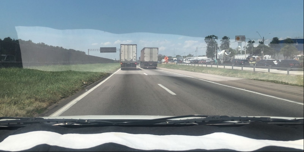 Torcedores contam que o trajeto foi tranquilo, mas foi necessária muita paciência para ar a longa jornada