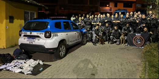 Operação da PM apreende mais de 14 kg de drogas e detém 6 pessoas em Nova Friburgo