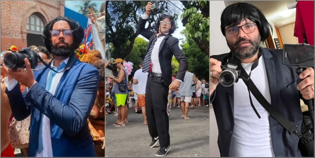 Fantasia de 'Ricardo Stukert' foi o sucesso no Carnaval deste ano