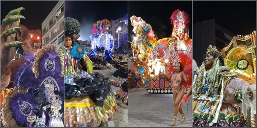 Escolas de Samba dos grupos 'A' e Especial brilham nos desfiles do Carnaval em Nova Friburgo