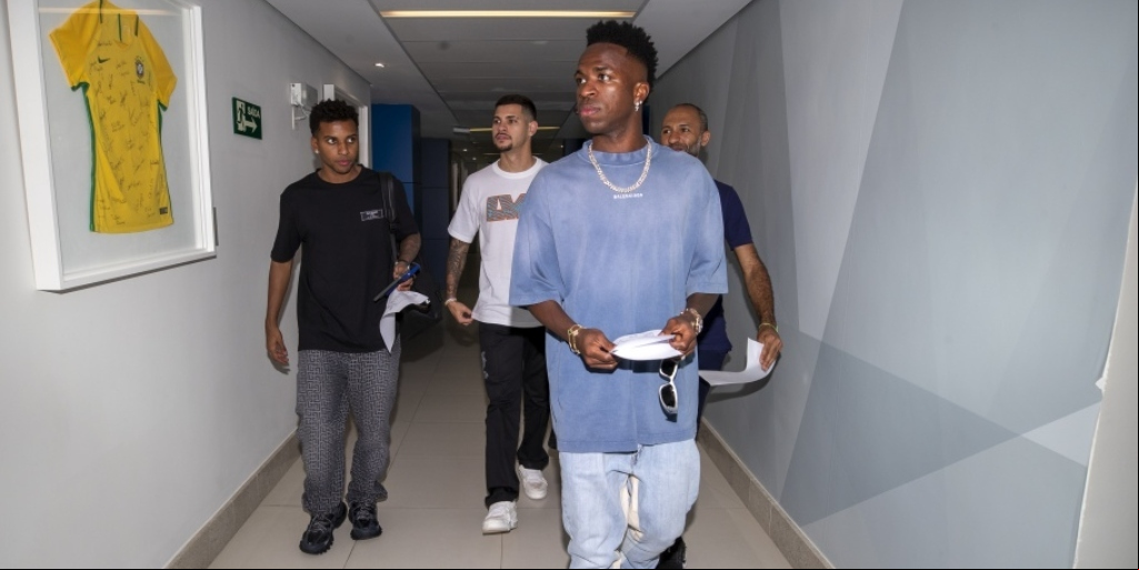 Rodrygo, Vini Jr. e Bruno Guimarães se apresentam à Seleção Brasileira em Teresópolis