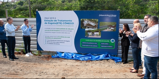 Águas de Nova Friburgo inicia obras da Estação de Tratamento de Esgoto do Cônego